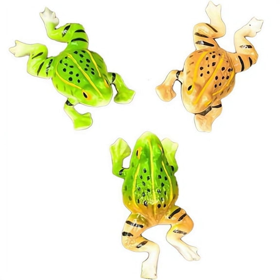 3 Pcs Floating Frog Garden Figurines, Resin Pond Decorations Set for Outdoor Patio, Backyard Water Feature, Aquarium Fish Tank, Cute Gift