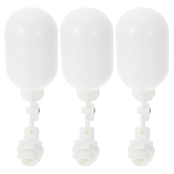 ifundom Plastic Drinking Fountain Float Valves White 3 Pack Replacement Parts for Household Water Dispensers