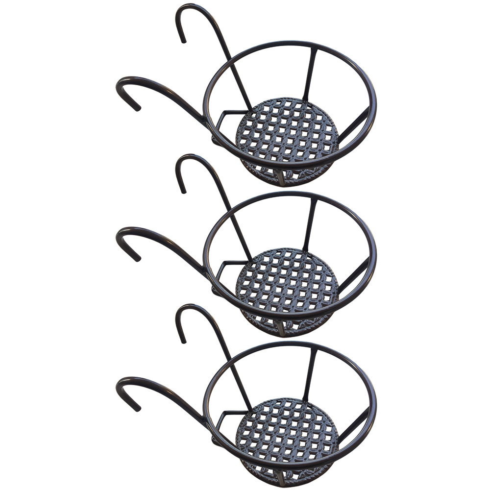 3 Pcs Flower Pot Stand Flowerpot Holder Hanging Plant Rack Flowerpot