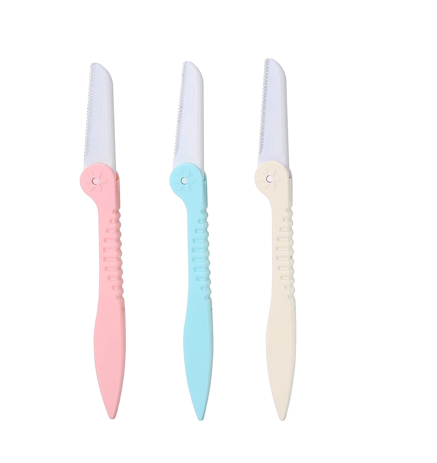 3 Pcs Foldable Eyebrow Razor and Face Razors for Women, Eyebrow Shapers