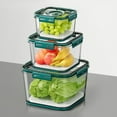 thumbnail image 1 of 3 Pcs Fridge Timer Control Storage Containers, 1 of 5