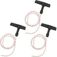 3 Pcs Garage Door Emergency Release Pull Cord with Handle 1 Meter