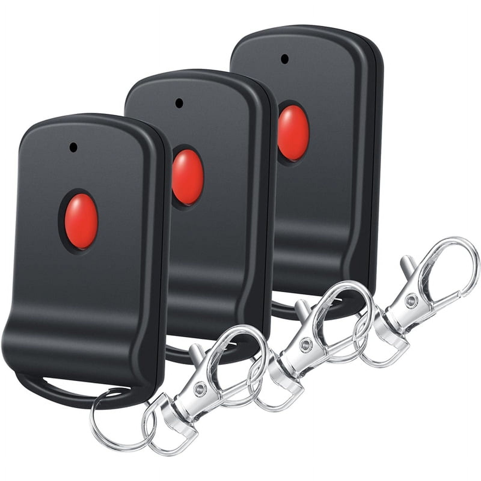 3 Pcs Garage Door Opener Remote,Portable Remote Garage Transmitter 10 ...