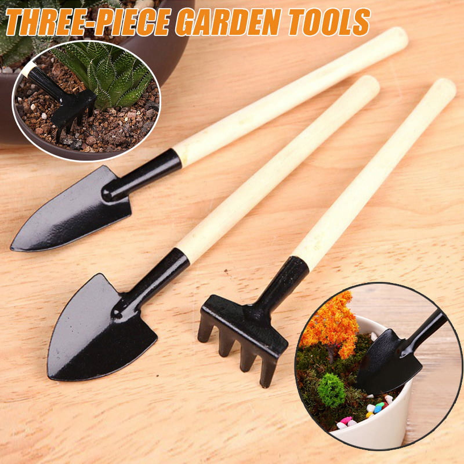 Ames 6-Piece Garden Tool Set - Hand Trowel, Hand Weeder, Hand Rake