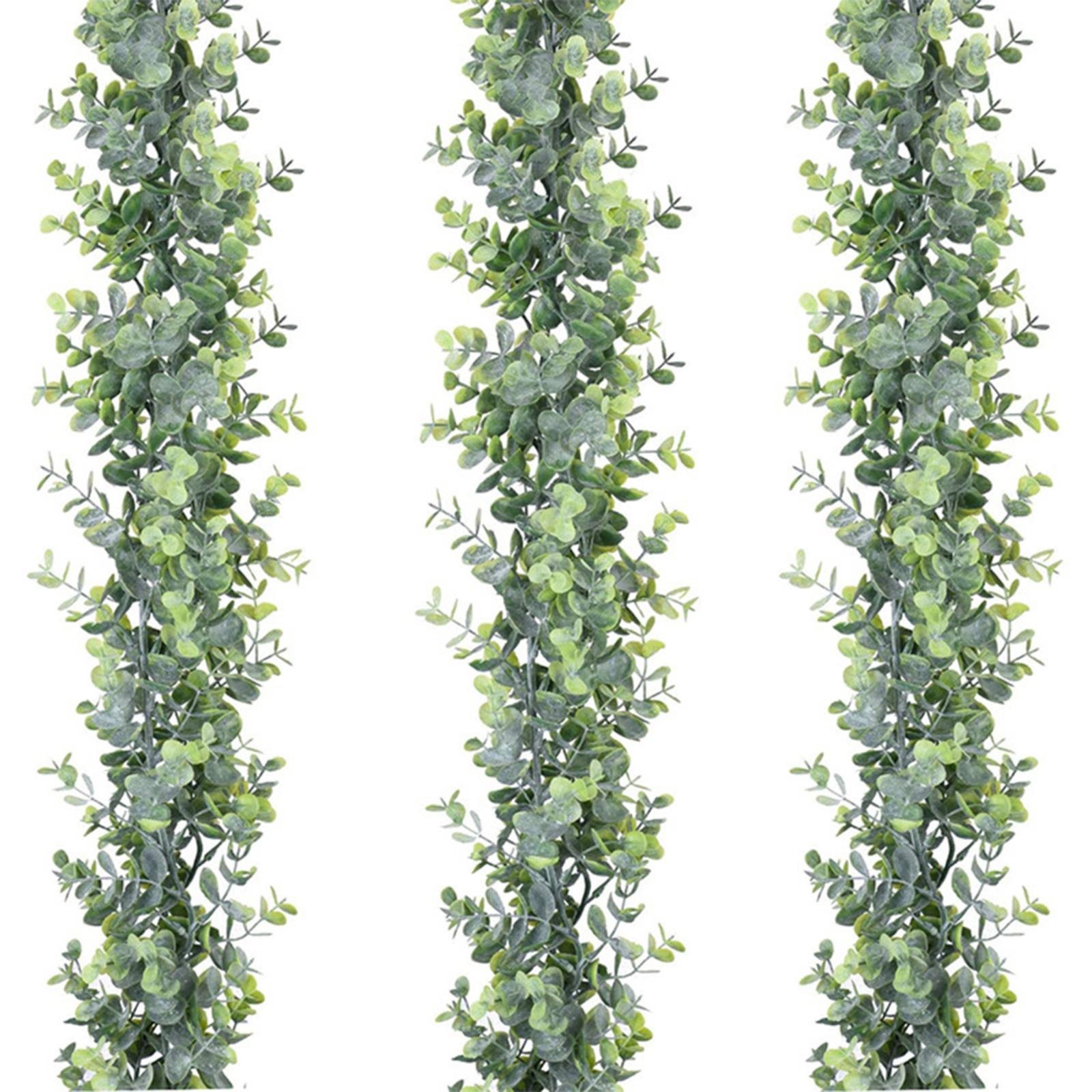 Dolicer 6Ft 3 Pack Artificial Eucalyptus Garland Artificial Greenery