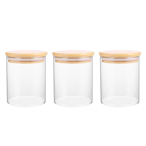 WHAMVOX 3 Pcs Coffee Bean Jars Airtight Containers for General Users Kitchen Storage