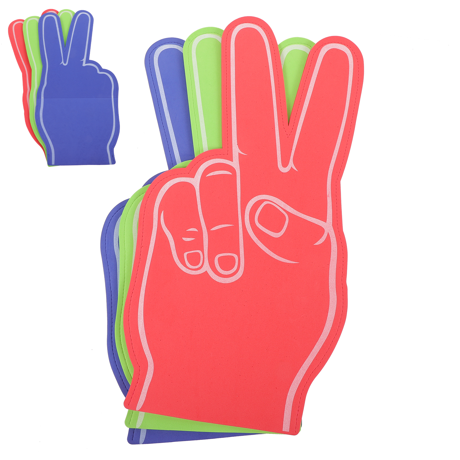 3 Pcs Gloves for Kids Kidsyoutube Fans Portable Small Foam Fingers Foam