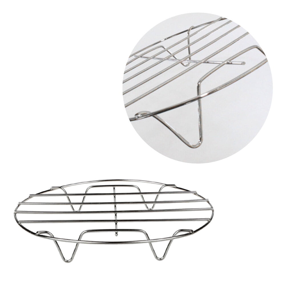 3 Pcs Griddle Grill Kitchen Assesorie Steamer Rack Stand Grills