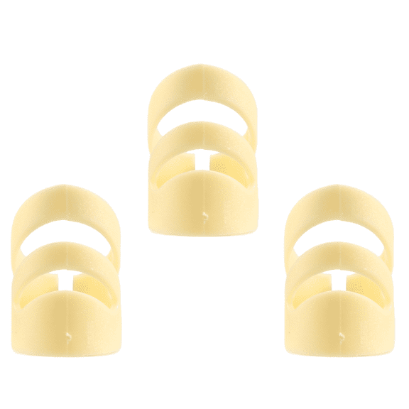 3 Pcs Guitar Picks Electric Acoustic Ukulele Index Finger Pick Stringed Instrument Part Accessories L