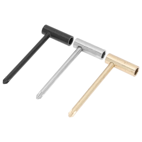 3 Pcs Guitar Wrench Electric Tremolo Arm Neck Bridge Nut Screw Rod Guitars Alloy Repair Tool Metal