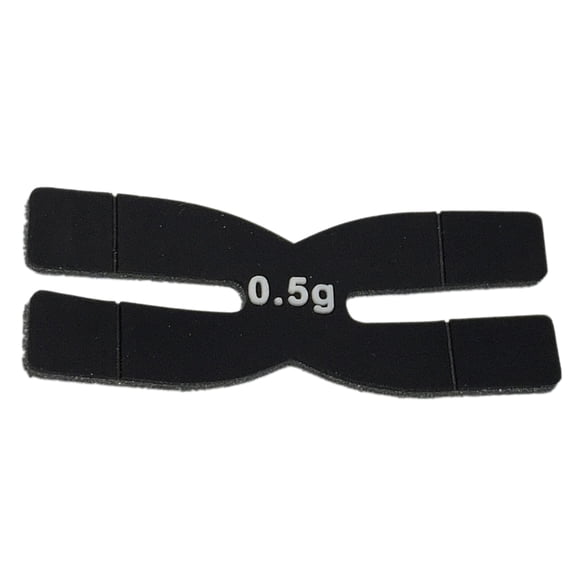 3 Pcs H-shaped Silicone Tennis Racquet Tapes 0.5g Badminton Racket Weight Balance Strips Balance Easy to Use