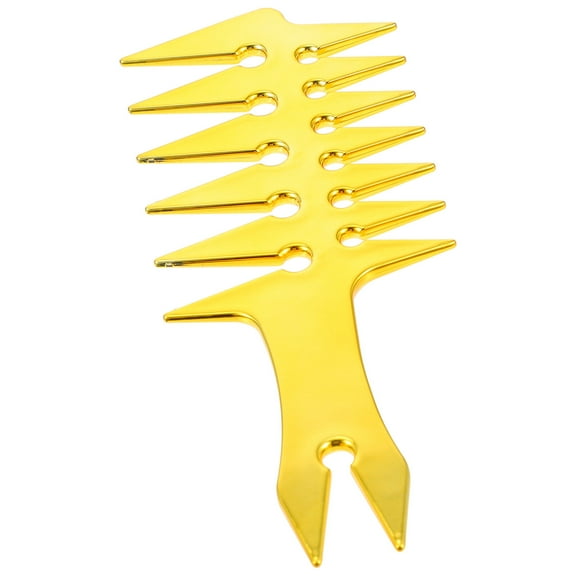 3 Pcs Hair Brush Cutting Hairdressing Comb Combs for Men Wide Tooth Man Yellow