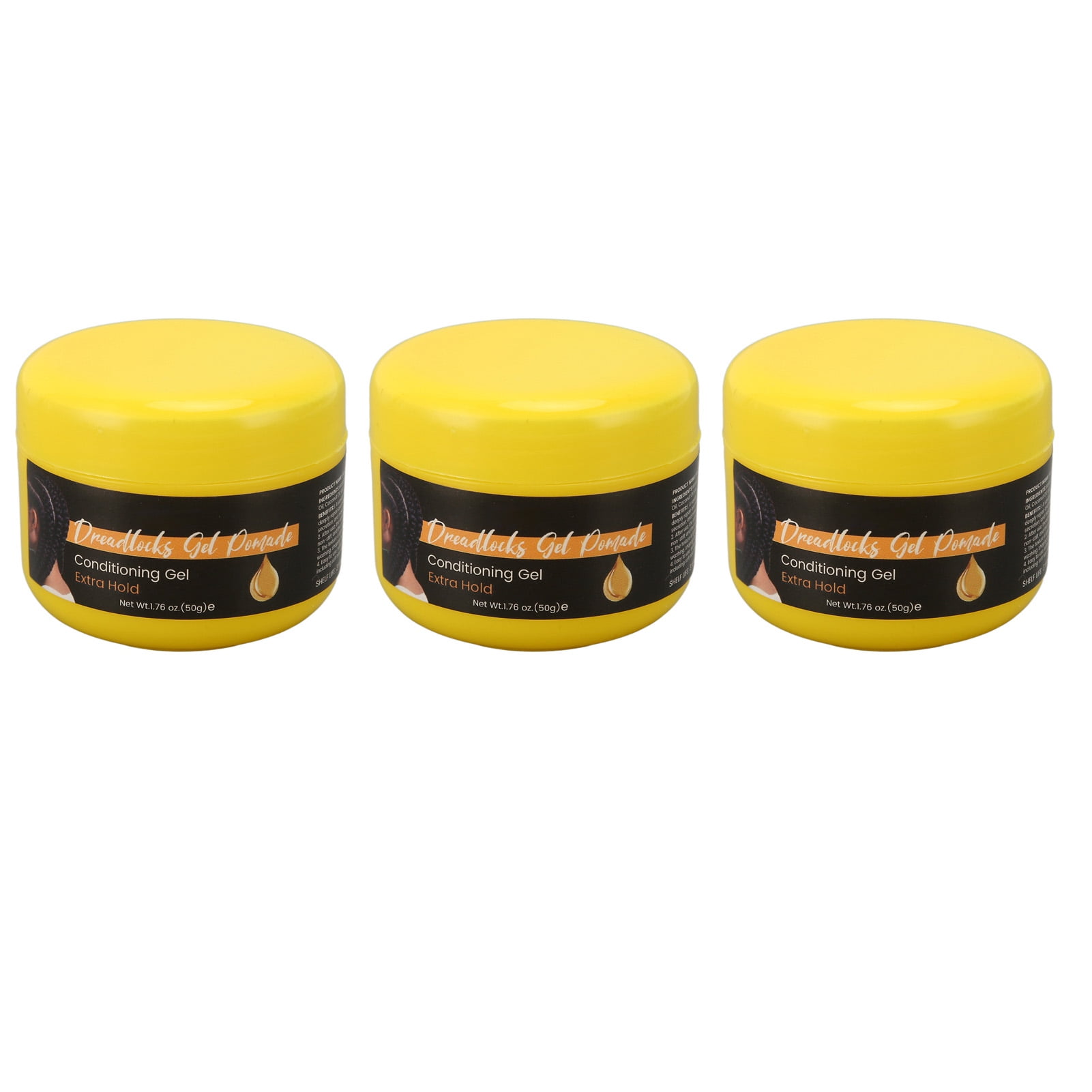 3 Pcs Hair Gel Wax 50g Long Lasting Moisturizing Nourishing Dreadlocks ...