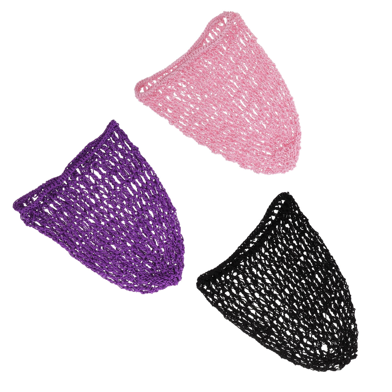 3 Pcs Hair Net Mesh Girls Accessories Crochet Simple Home Covers Nets for Women Care Hat Hats