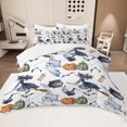 thumbnail image 1 of 3 Pcs Halloween Duvet Cover Set, Full Size Witch Pattern  Bedding Sets, Bedding Full Set, Pattern Bedding for Girls, Boys, Kids, Teen, Teenage, 1 of 9
