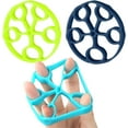 3 Pcs Hand Strengthener,3 Pcs Silicone Finger Flexion Trainer Finger