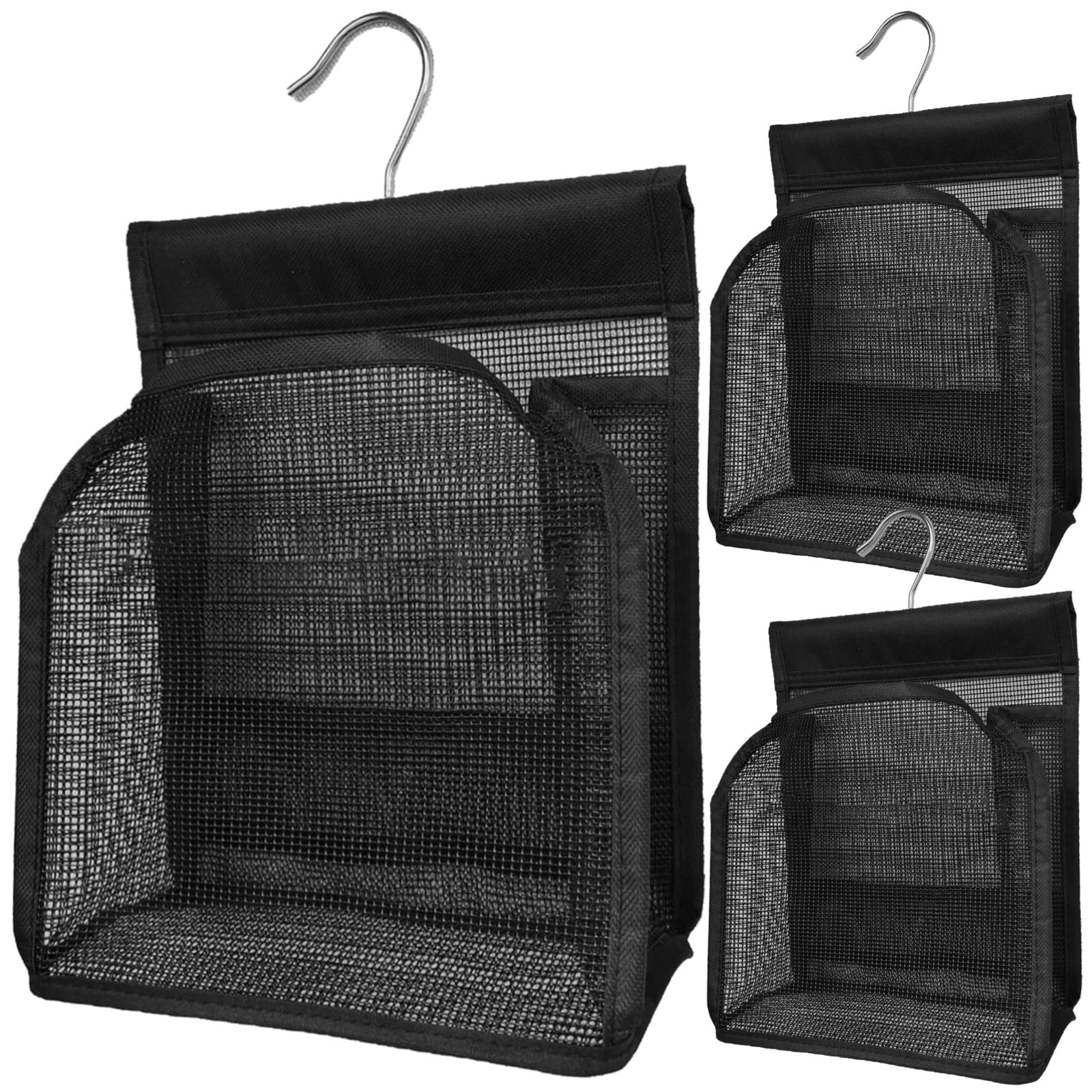 Visual Reference: 3 Pcs Hanging Mesh Bath Baskets Shower Storage Caddies Portable