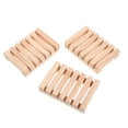 thumbnail image 1 of 3 Pcs Hollow Soap Container Rack Dish Dispenser Kitchen Holder Travel, 1 of 6