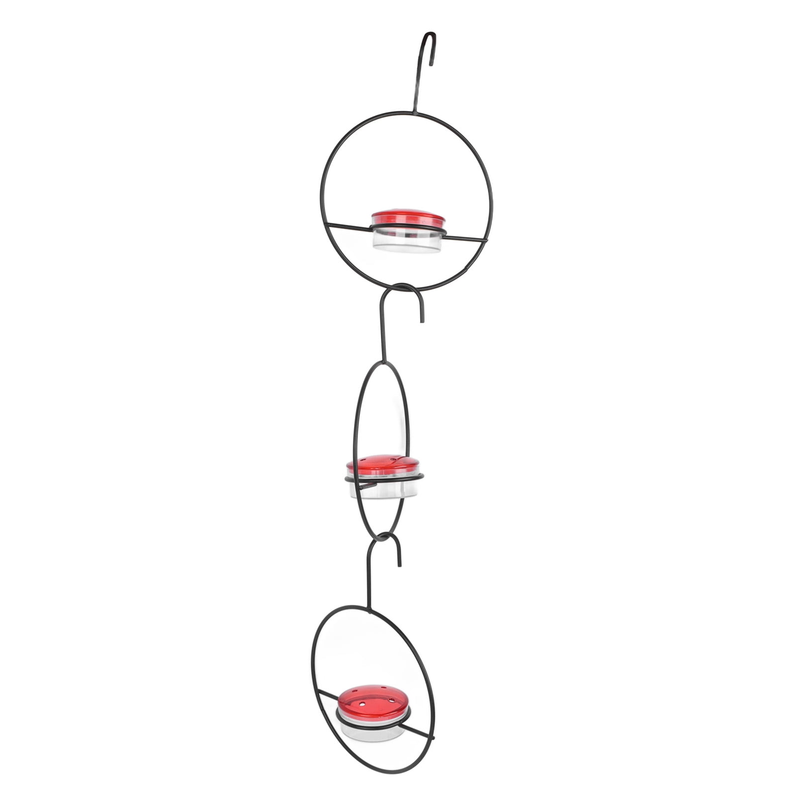 3 Pcs Hummingbird Feeder Metal Hanging Bird Feeder for Outdoor Garden