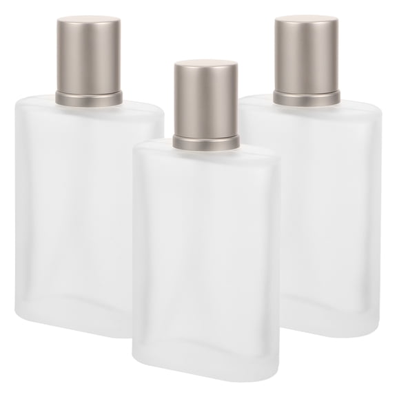 VORCOOL 3Pcs Refillable Perfume Glass Bottles Transparent Spray Bottle for Travel