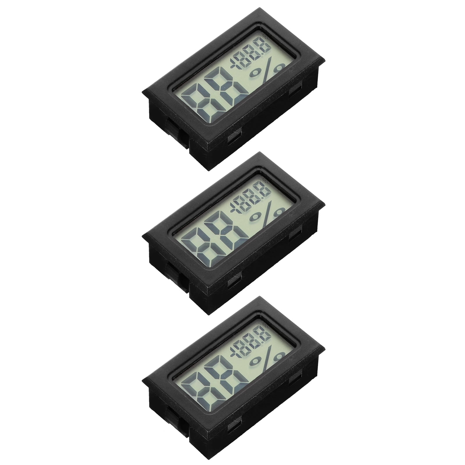 3 Pcs Hygrometer for Plants Jars Weather Thermometer Humidity Small Hygrometers Mini Digital