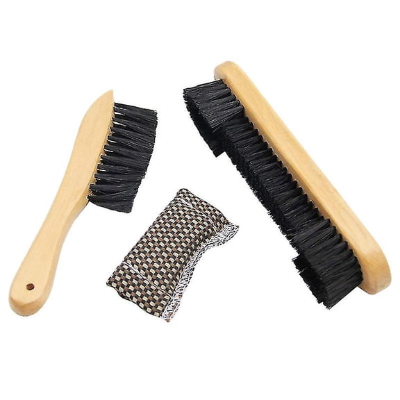 3 Pcs In 1 Set Billiard Table And Rail Brush Wooden Handle Pool Table Cleanning Tool Wipe Cloth Sheet Billiard Snooker And Pool Table Accessories