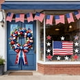 thumbnail image 1 of 3 Pcs Independence Day Wooden Ornaments 4th of July Decorations Patriotic Hanging Decor for Indoor Outdoor Party Home Wall, 1 of 6