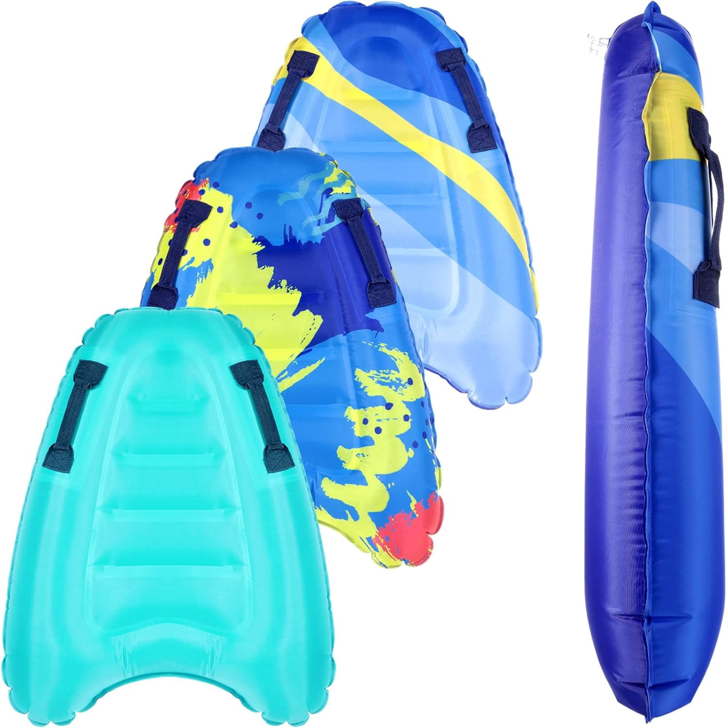 Bodyboard Gonflable Avec Poignées - Léger Et Pliable Pour Enfants Et Adultes - Parfait Pour La Plage Ou La Piscine