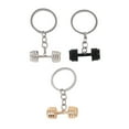 thumbnail image 1 of 3 Pcs Key Chain Gym Keyring Wallet Holder Mens Gifts Keychain Lanyard Dumbbell Keychains Personality Charm Ferroalloy Lovers, 1 of 6