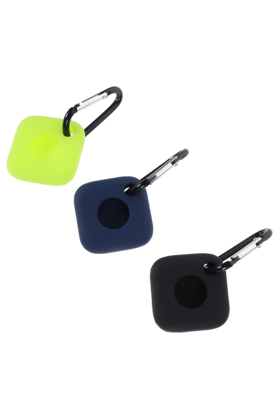 3Pcs Silicone Keychain Cover for Protection Assorted Color Comfortable Touch Durable Design
