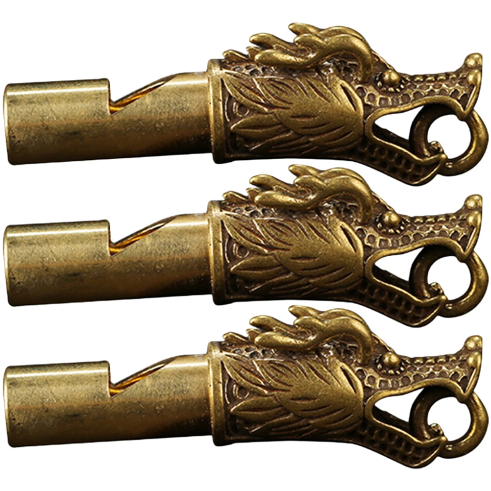 3 Pcs Key Holder Loud Safety Whistle Whistle Keychain Faucet Whistle Whistle Portable Copper