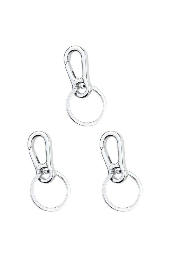 3 Pcs Key Rings Gadgets for Men Car Keychain Keyring Metal Detachable