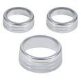 thumbnail image 1 of 3 Pcs Auto Knobs Ring Car Cover Decoration Accessories, 1 of 8
