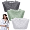 3 Pcs Cleavage Cover up for Low Neckline Fake Collars for Women ...