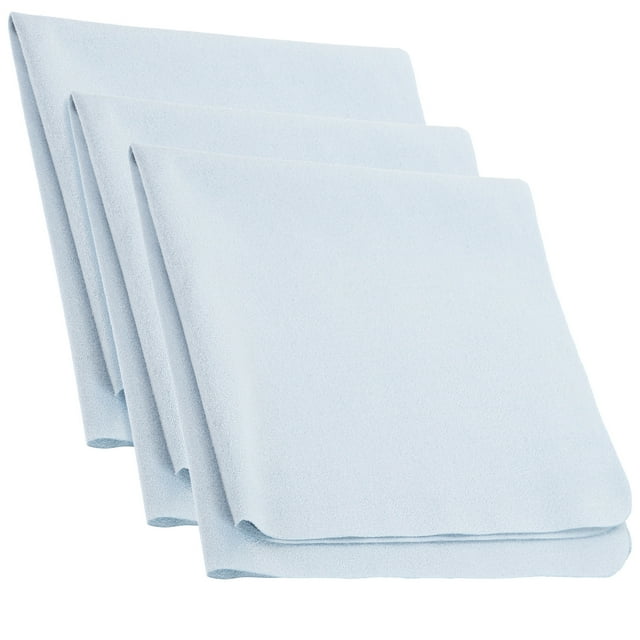 3 Pcs Large Glasses Cloth Microfiber Lens Cleaning Lenses for Eyeglass Camera Detergent Screen