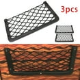 thumbnail image 1 of 3 Pcs Large Storage Net Pocket Universal Camper Van Caravan Organizer Holder For T4 T5 RV Boat Interior Car & Truck Parts, 1 of 12