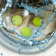 3 Pcs Laundry Ball, Silicone Wash Ball for Washing Machine, Lint Remover Dryer Balls, Soft Pet Fur Catcher Balls for Laundry, Reusable Home Gadgets