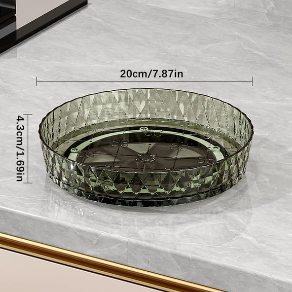 3 Pcs Lazy Susan Turntable for Cabinet, Countertop, Pantry, Spinning Seasoning Organizer, Rotating Kitchen Spice Rack Organizer and Condiments,Medicine,Vitamin Bottle Organizer Carousels(Green)