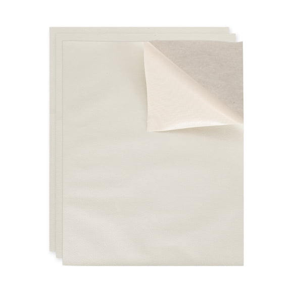 3 Pcs Leather Repair Patch 10"x12" Self-Adhesive Leather Vinyl Repair Tape Kit for Furniture Couches Sofa Chair Car Boat Seats Jackets, Beige