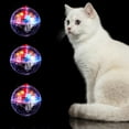 thumbnail image 1 of Frusde 3 Pcs Light Up Cat Balls, Led Motion Activated Cat Ball Cat Interactive Toys Exercise Ball for Kitten Dog Pet Animals Activity, 1 of 6