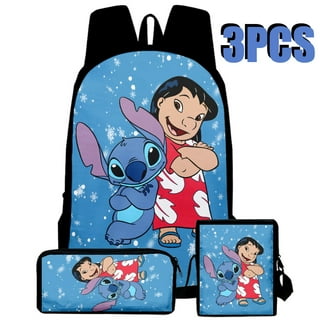 NWT Disney Store Lilo & Stitch Lunch Tote Bag & Canteen Water Bottle