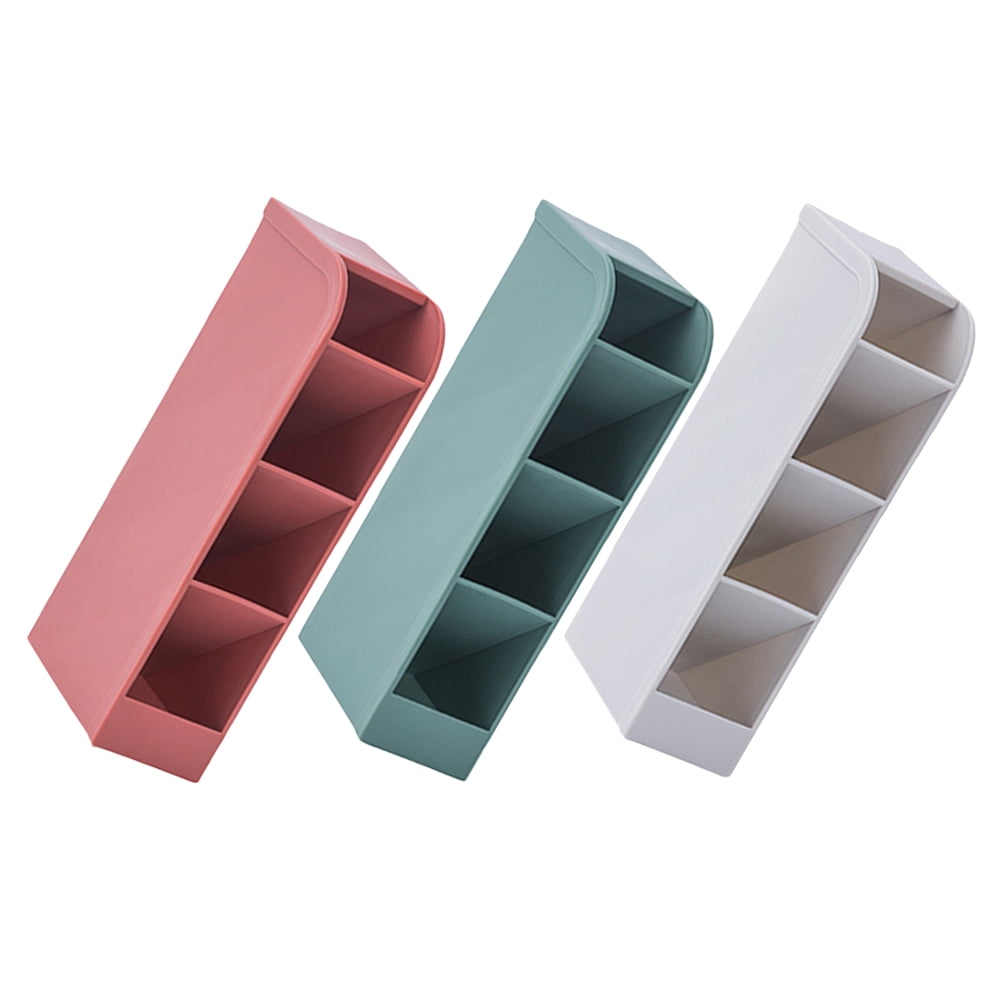 WOFASHPURET 2-Pack Paintbrush Holder Organizer - Pen & Marker Storage Rack, White Plastic - View #3