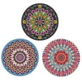 thumbnail image 1 of 3 Pcs Mandala Diamond Art Painting Placemats, Heat Resistant Non-Slip Place mats for Dining Table,Indoor Kitchen Dining Table Decoration for Home Party Gift(15*15cm), 1 of 6