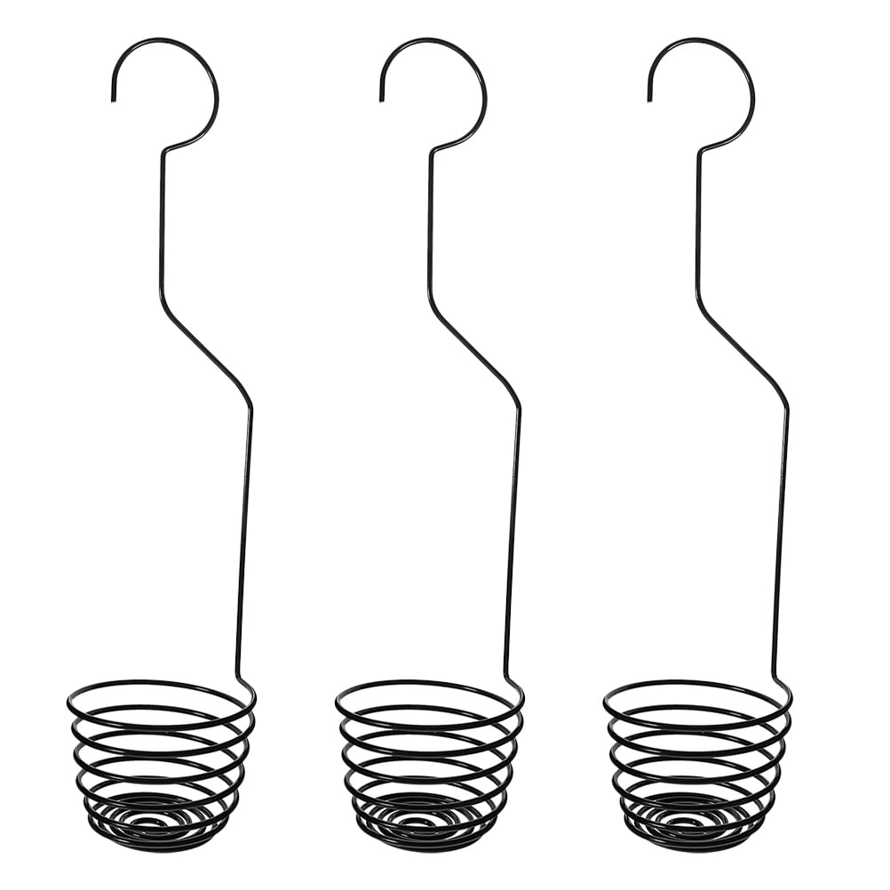 3 Pcs Hanging Keychain Car Window Stickers Hook Plant Wall Spiral ...