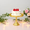 thumbnail image 1 of 3 Pcs Metal Round Cake Stand Set 8“10”12" Cake Display Stand Dessert Cupcake Display Tray for Graduation,Wedding,Birthday,Party,Baby Shower,Anniversary,Ceremony,Christmas (Gold), 1 of 9