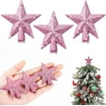 thumbnail image 1 of 3 Pcs Mini Christmas Tree Topper Small Star Christmas Treetop Ornaments for Mini Tree Holiday Decorative Star for Xmas Home Decor, 1 of 6
