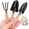 3 Pcs Mini Gardening Tools – Mini Garden Tools Set with Narrow Shovel ...