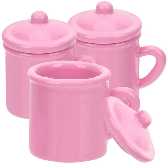 3 Pcs Mini Retro Mouth Cup Coffee Mug Cups for House Drinking Glasses Water Vintage