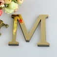 thumbnail image 1 of 3 Pcs Mirror Letters under $5! Xqxayjr 26 Letters DIY Mirror Acrylic Wall Sticker, Gold Alphabet Wall Decals, Home Decor Wall Art Mural, Self-Adhesive Letters, Room Decoration Supplies, Custom, 1 of 3
