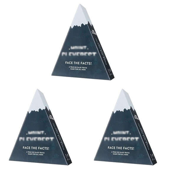 3 Pcs Mount Cleverest True or false quiz for every one Card Game Toys The Smartest Card Game For Teenagers And Adults For Strategy Lovers And Game Nights